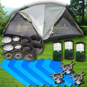 【Rental】 Basic 8 persons camping set