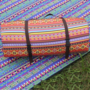 【Rental】Ethnic wind picnic mat