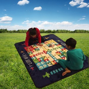 【Rental】Flight chess picnic mat